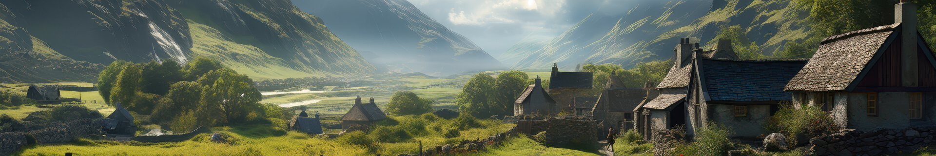 A charming Scottish Village in the Highlands